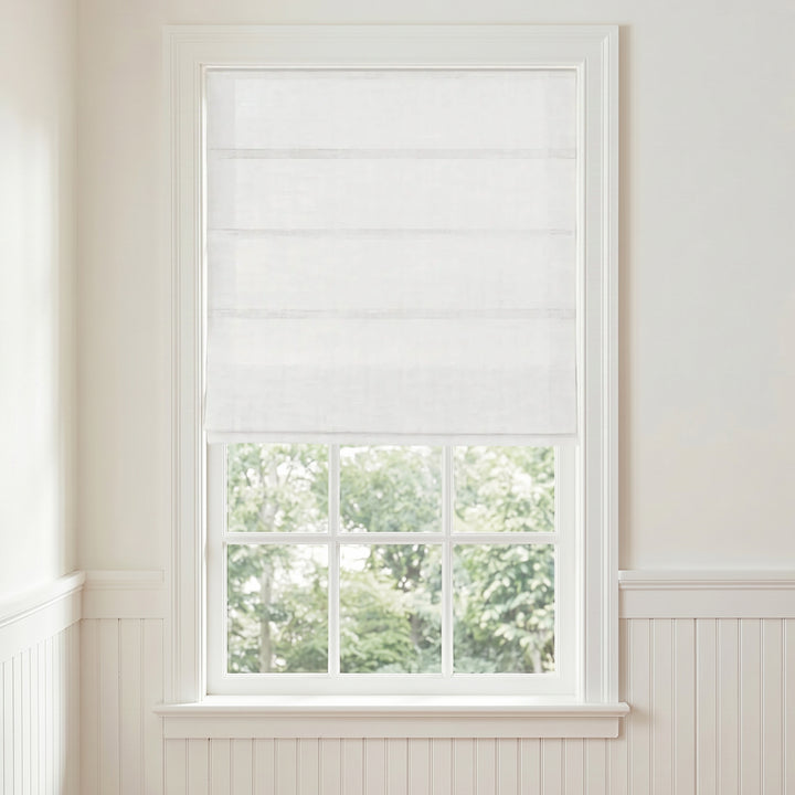 Lia Linen Roman Shade Cordless