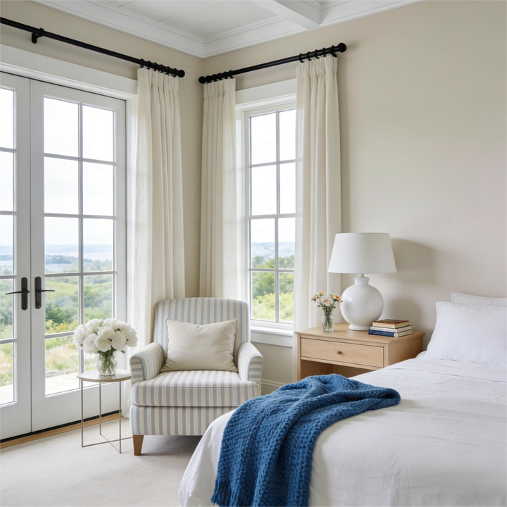 Noether Pure Wool Curtain Pleated
