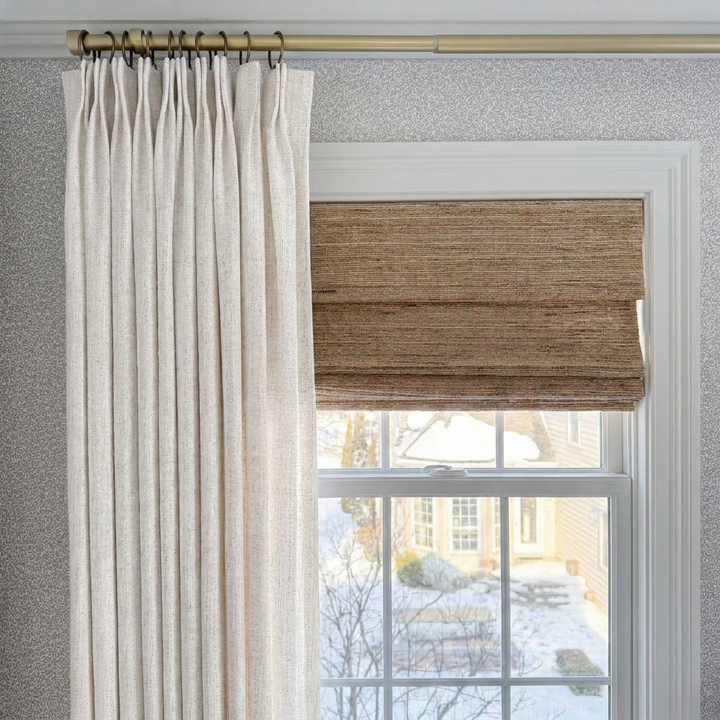Elow Linen Drapery Pleated