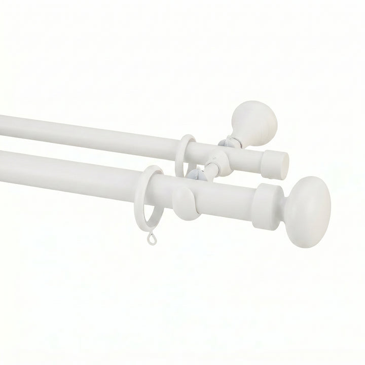 Cato Double Decorative Curtain Rod with Rings