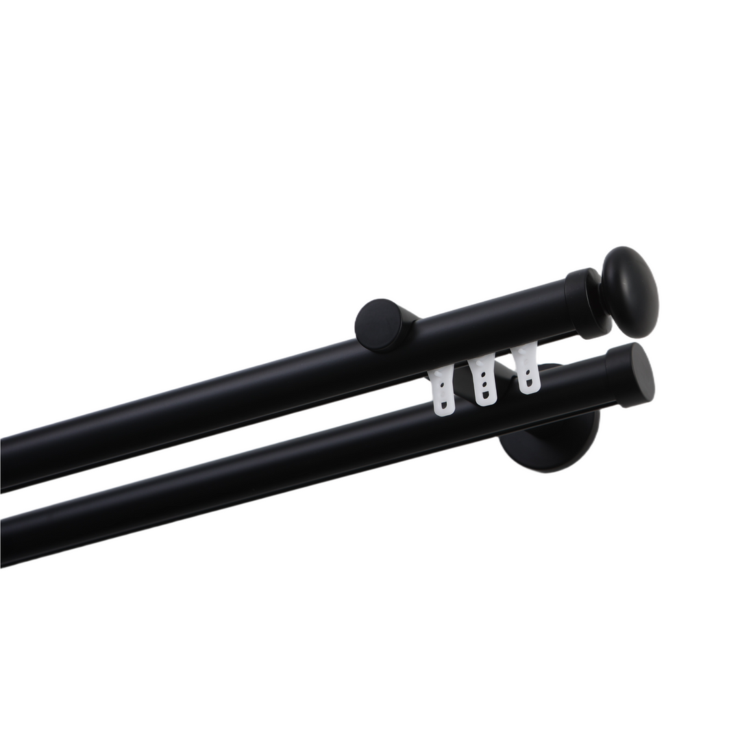 Dura Double Decorative Traverse Curtain Rod
