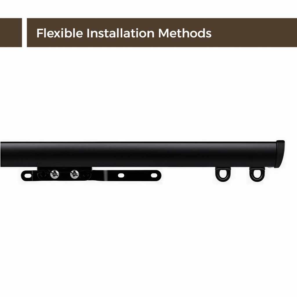 Bex Single Wall &amp; Ceiling Curtain Track