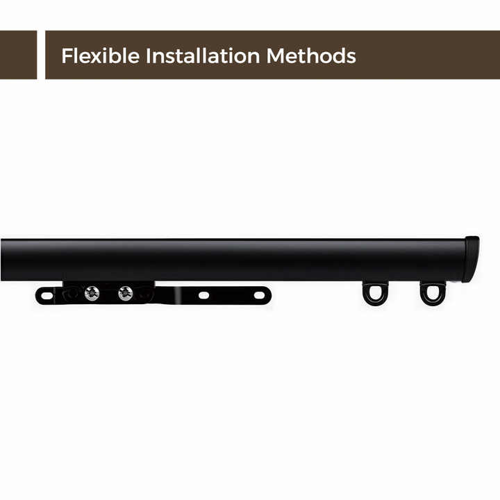 Bex Single Wall &amp; Ceiling Curtain Track