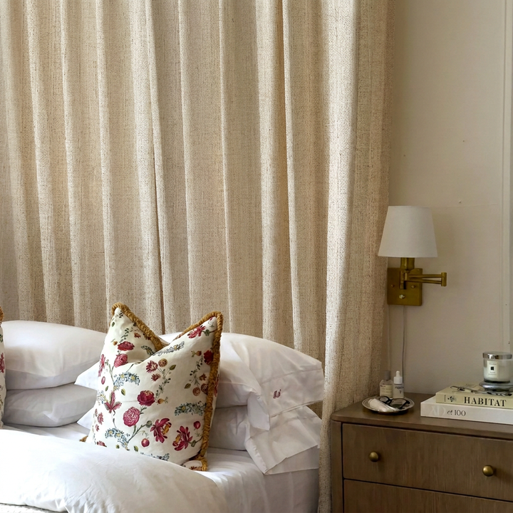 Elow Linen Drapery Pleated
