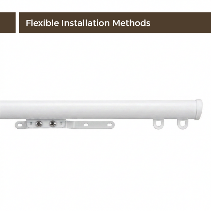 Bex Single Wall &amp; Ceiling Curtain Track