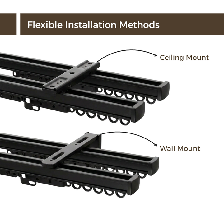 Miro Double Curtain Track