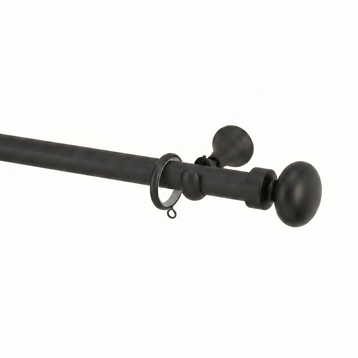 Cato Single Decorative Curtain Rod with Rings