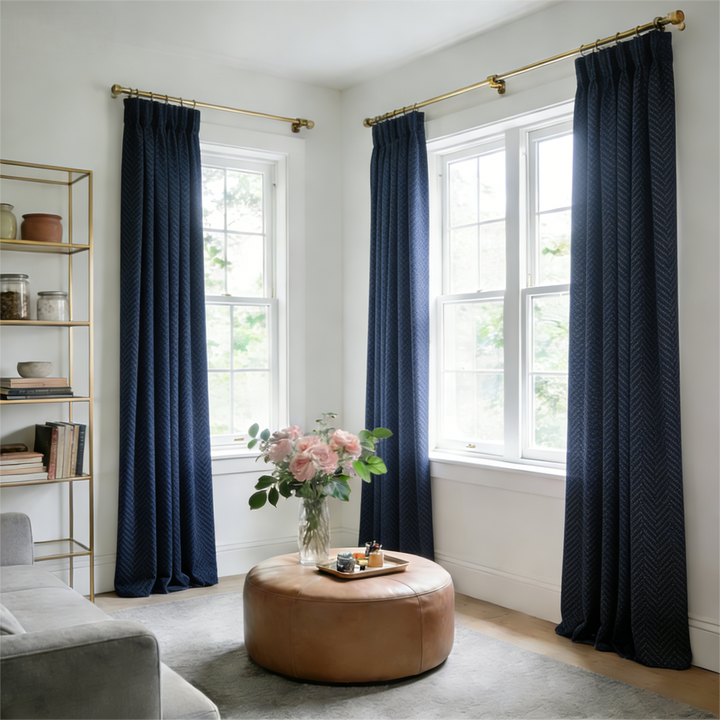 Ewesting Wool Curtain Pleated