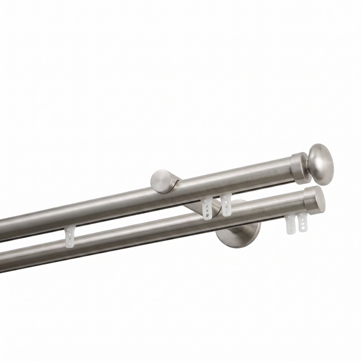 Dura Double Decorative Traverse Curtain Rod