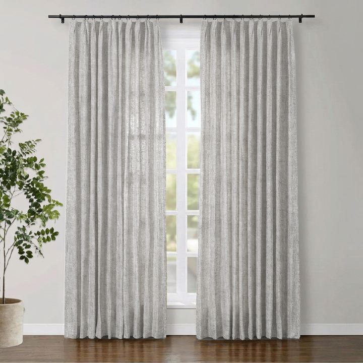 Elow Linen Drapery Pleated