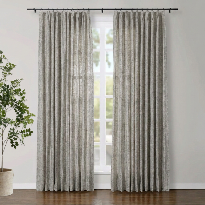 Elow Linen Drapery Pleated