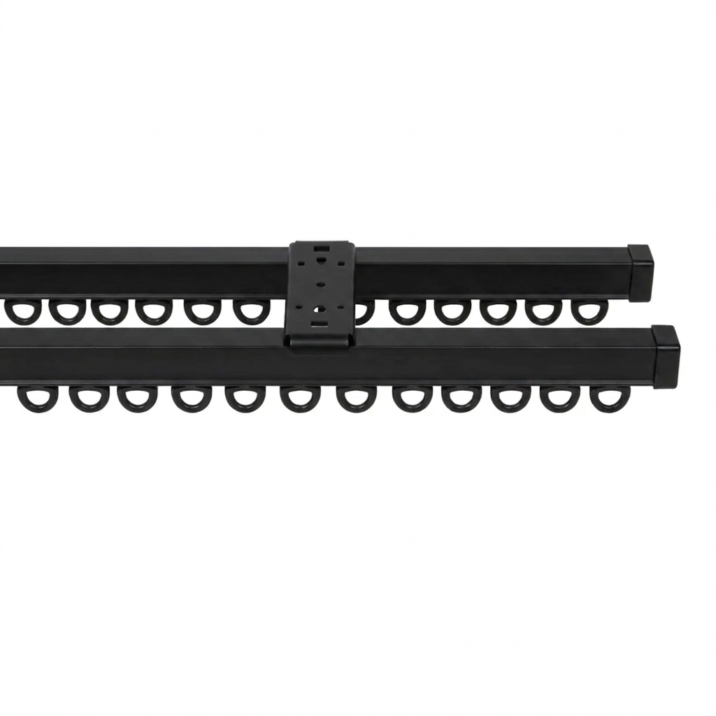 Flex Bendable Double Ceiling Curtain Track