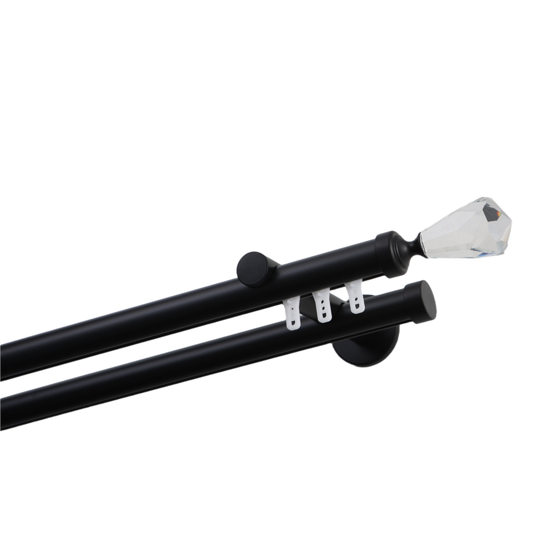 Dura Double Decorative Traverse Curtain Rod