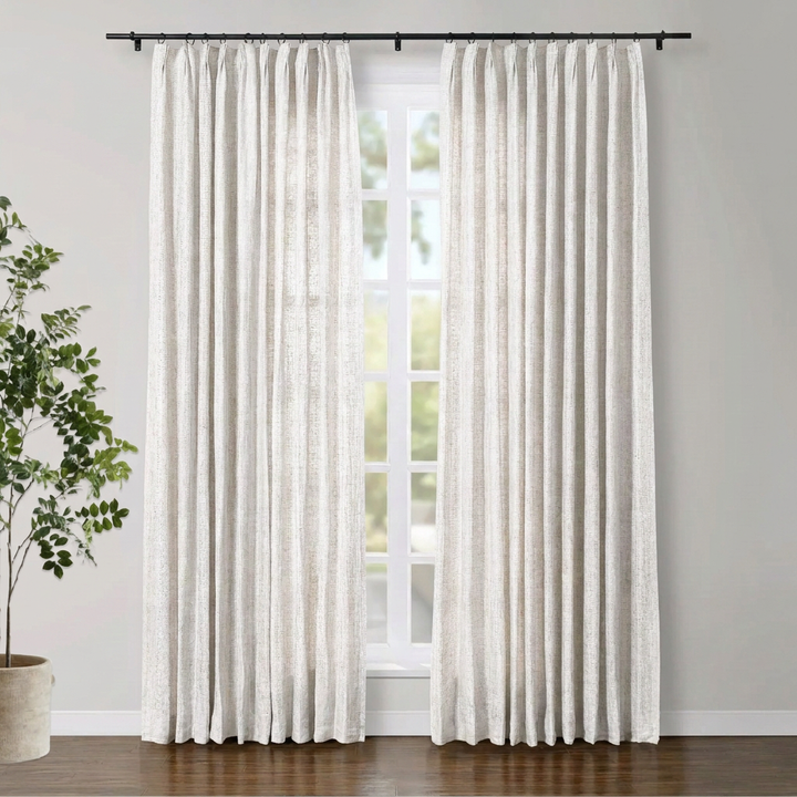 Elow Linen Drapery Pleated