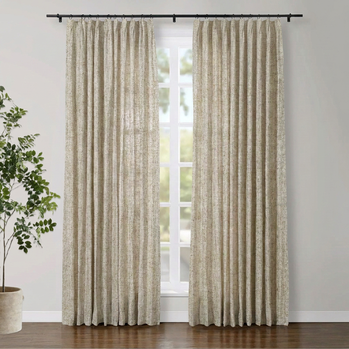 Elow Linen Drapery Pleated