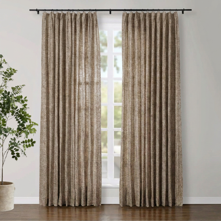 Elow Linen Drapery Pleated