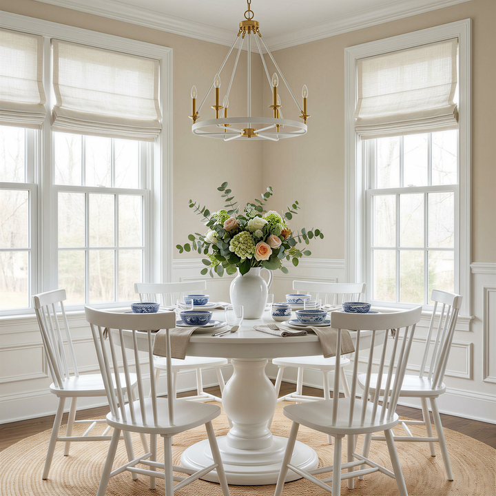 Lia Linen Roman Shade Cordless