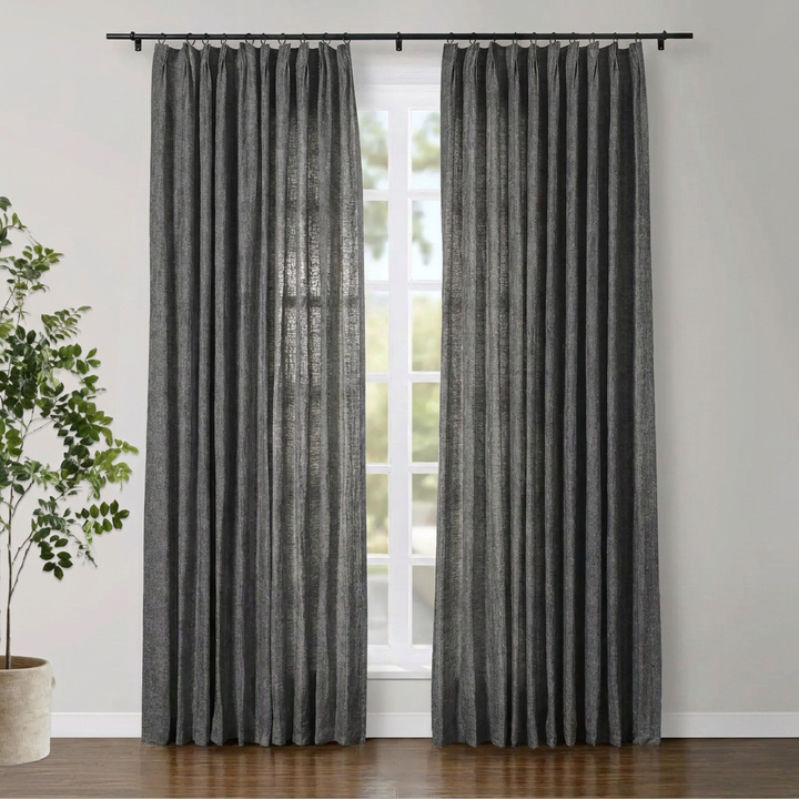 Elow Linen Drapery Pleated