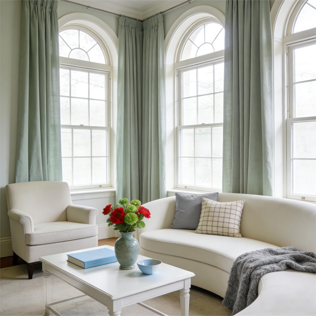 Noether Pure Wool Curtain Pleated