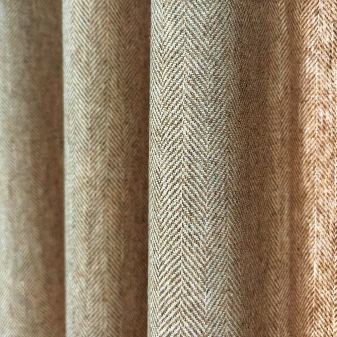 Ewesting Wool Curtain Pleated