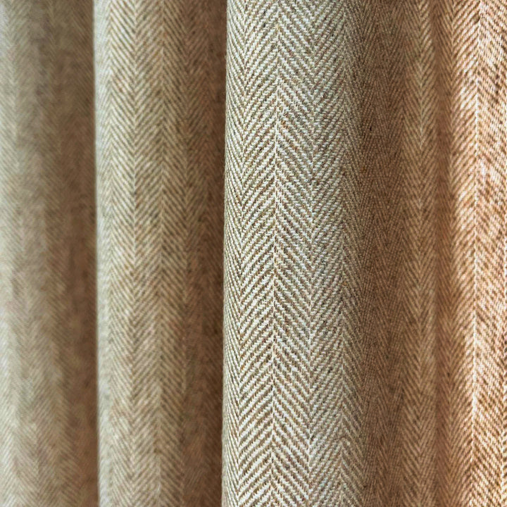Ewesting Wool Curtain Pleated