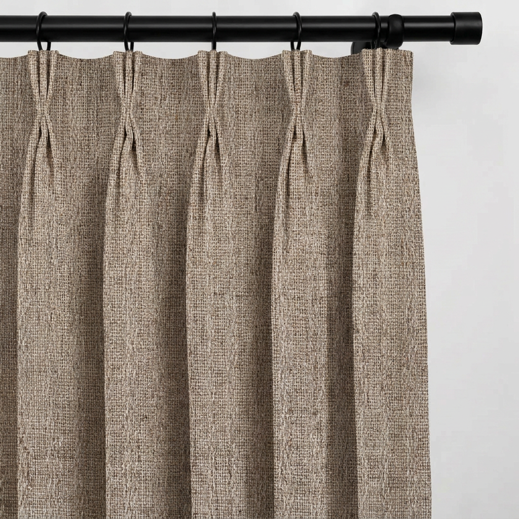 Elow Linen Drapery Pleated