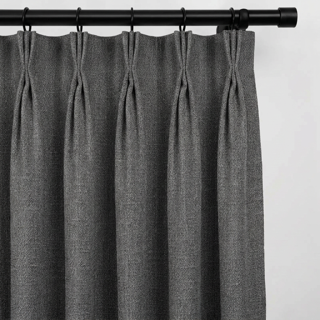 Elow Linen Drapery Pleated