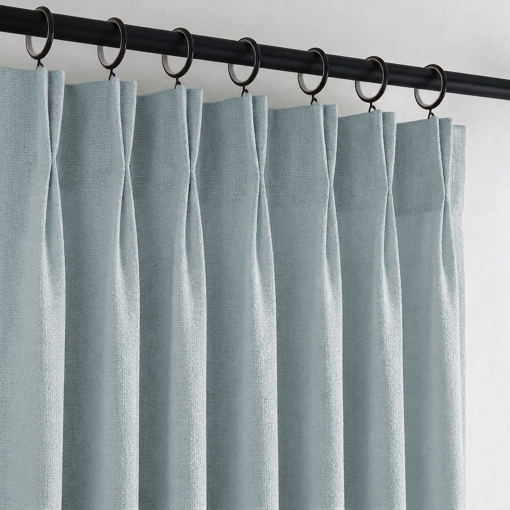 Camille Luxury Linen Cotton Curtain Pleated