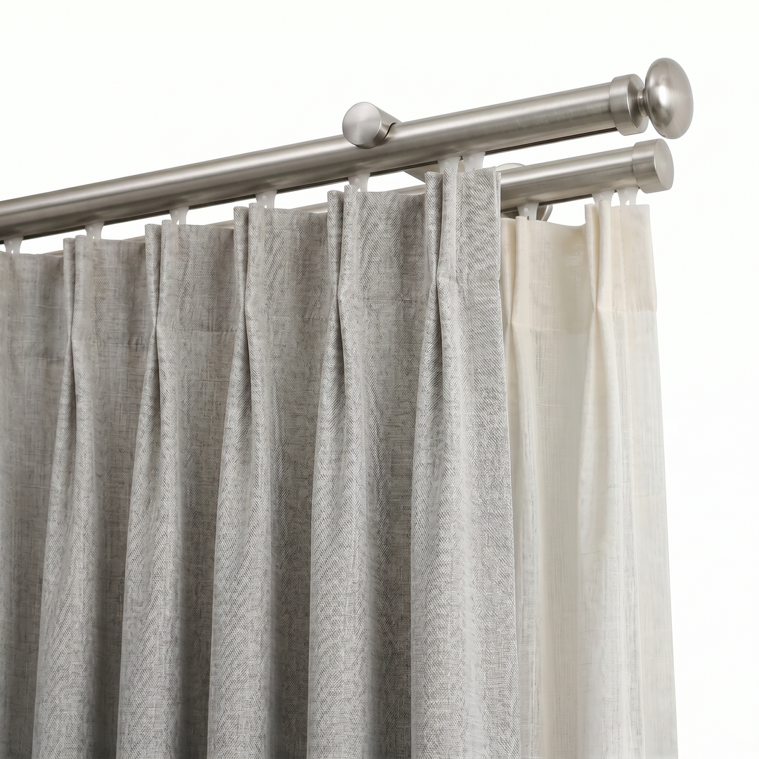 Dura Double Decorative Traverse Curtain Rod
