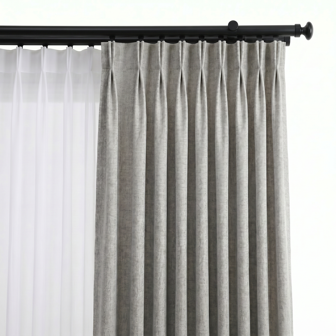 Dura Double Decorative Traverse Curtain Rod