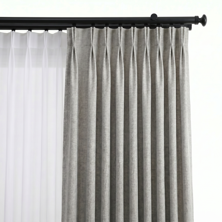 Dura Double Decorative Traverse Curtain Rod
