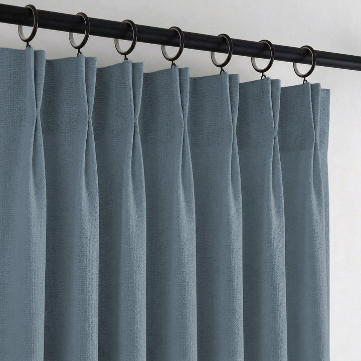 Camille Luxury Linen Cotton Curtain Pleated