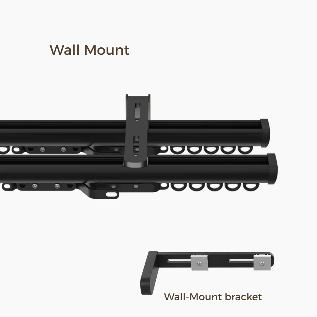 Bex Double Wall &amp; Ceiling Curtain Track