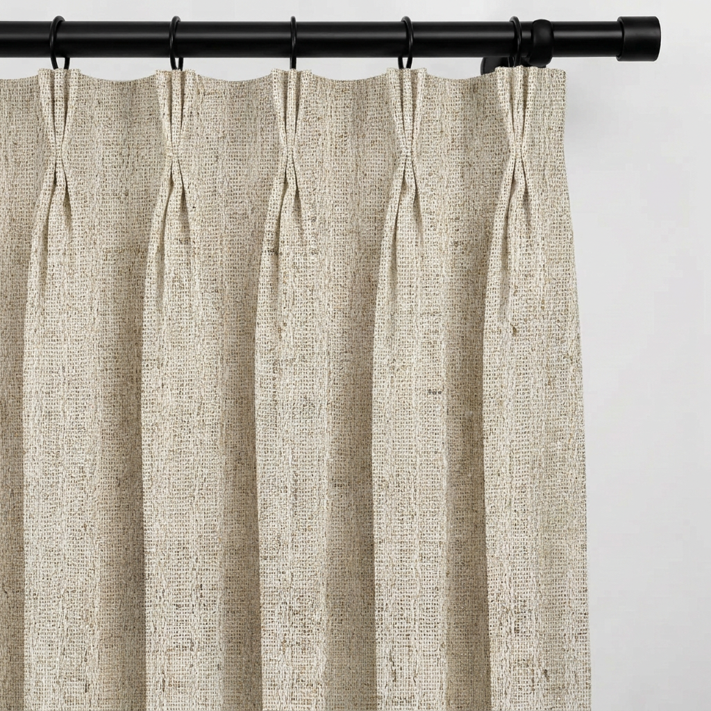 Elow Linen Drapery Pleated