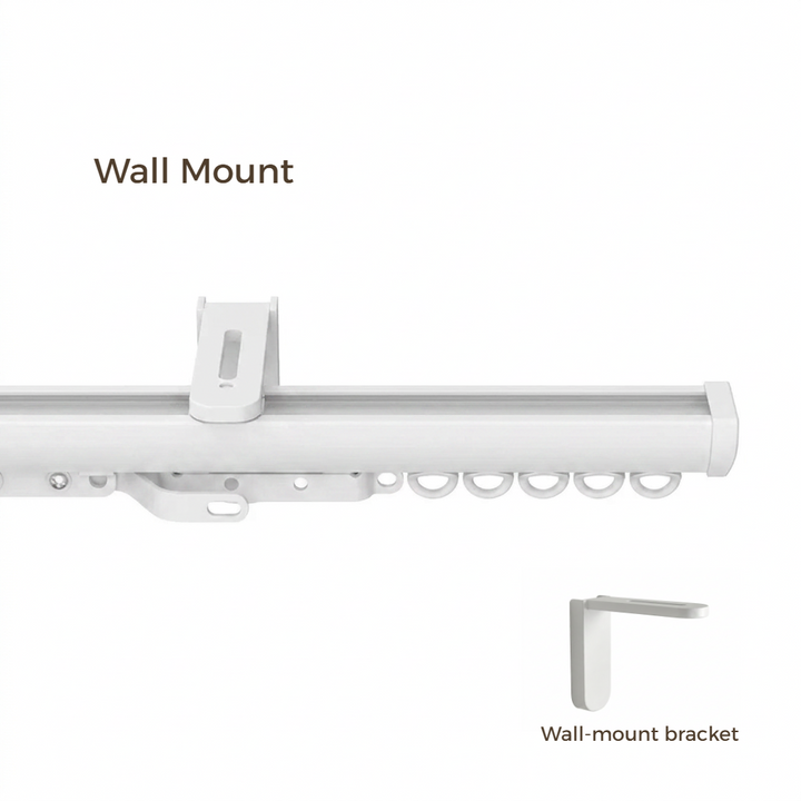 Bex Single Wall &amp; Ceiling Curtain Track