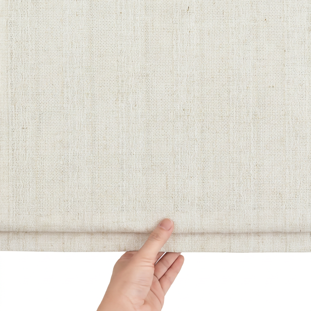 Thal Linen Roman Shade Cordless