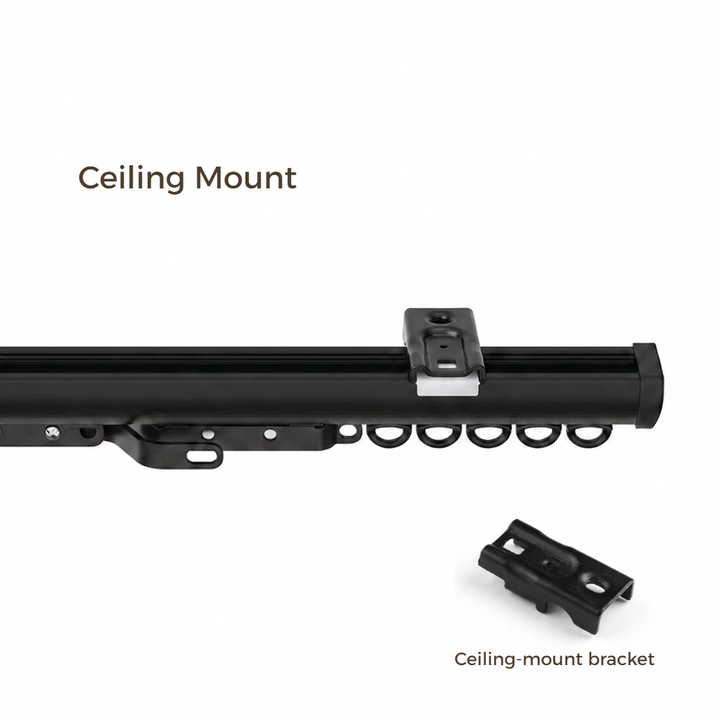 Bex Single Wall &amp; Ceiling Curtain Track