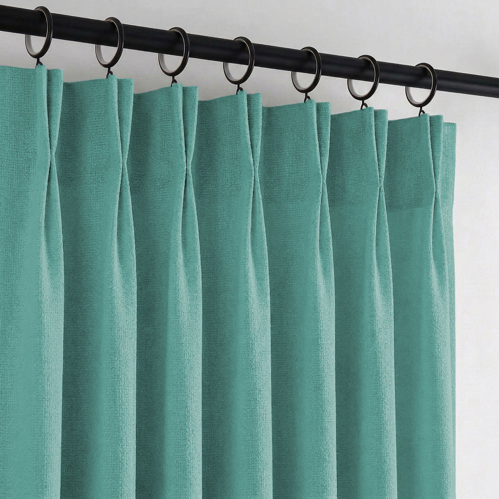 Camille Luxury Linen Cotton Curtain Pleated