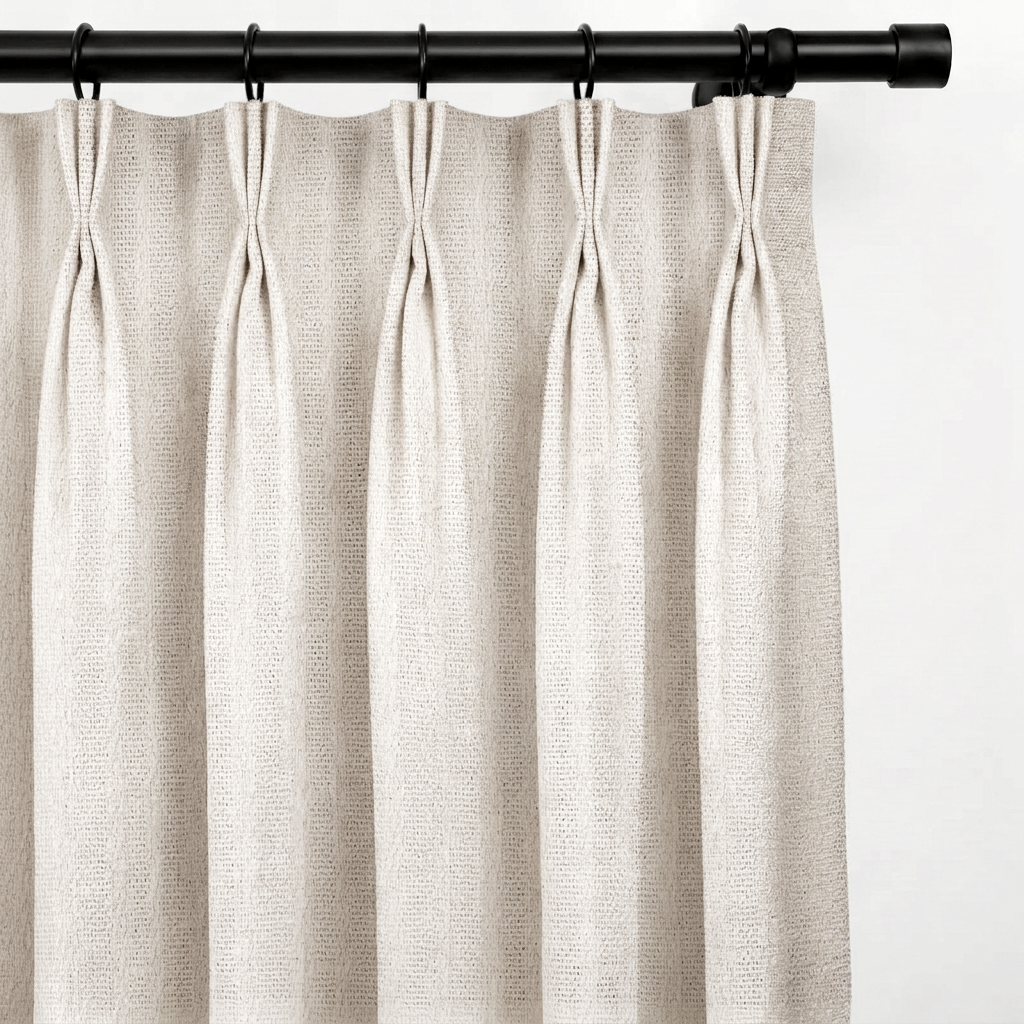 Elow Linen Drapery Pleated