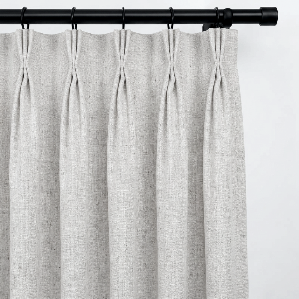 Elow Linen Drapery Pleated