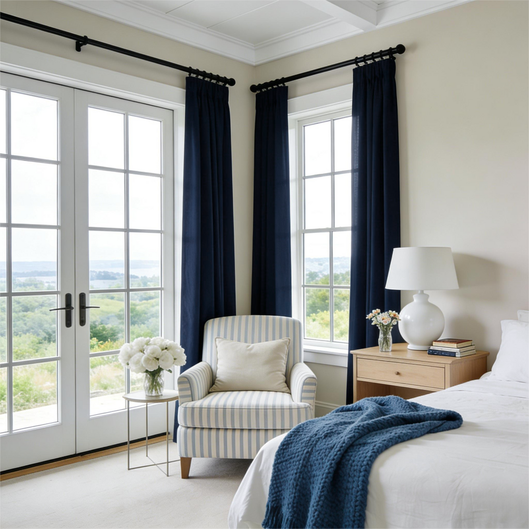 Noether Pure Wool Curtain Pleated