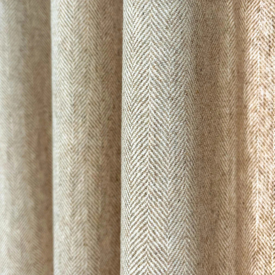 Ewesting Wool Curtain Pleated