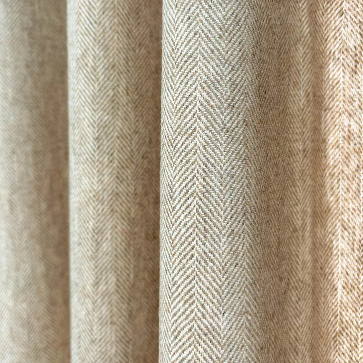 Ewesting Wool Curtain Pleated