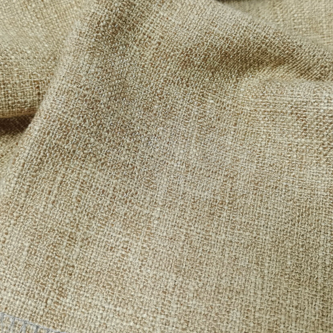 Camille Luxury Linen Cotton Curtain Pleated