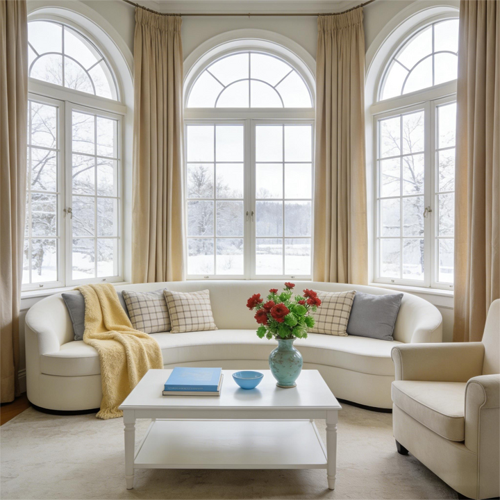 Noether Pure Wool Curtain Pleated
