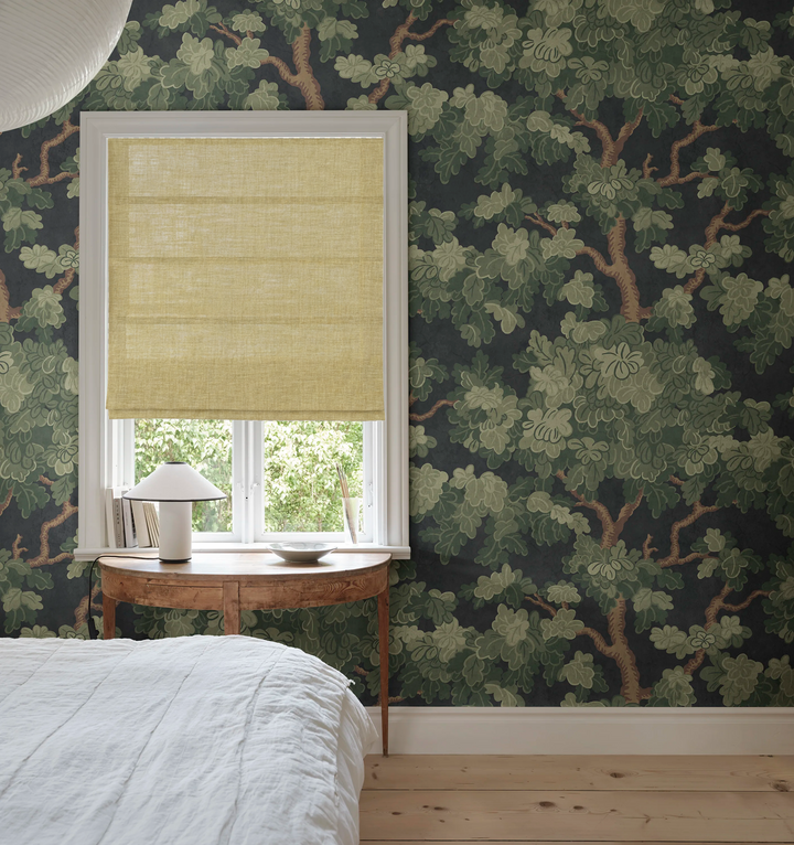 Lia Linen Roman Shade Cordless
