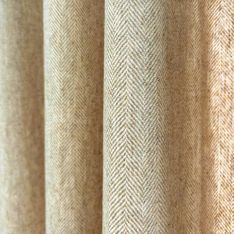 Ewesting Wool Curtain Pleated