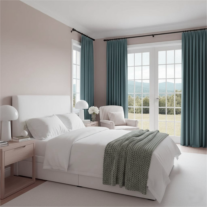 Noether Pure Wool Curtain Pleated