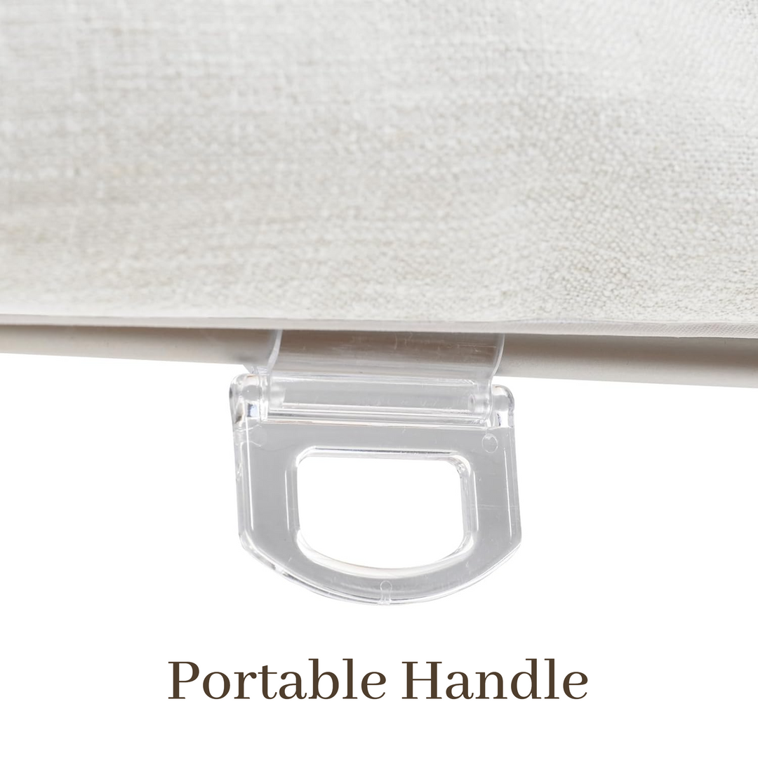 Lia Linen Roman Shade Cordless