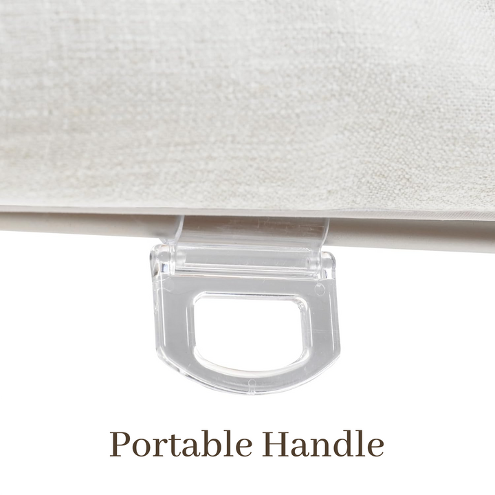 Lia Linen Roman Shade Cordless